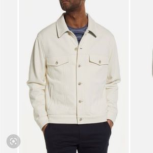 NWT Vince White Trucker Jacket